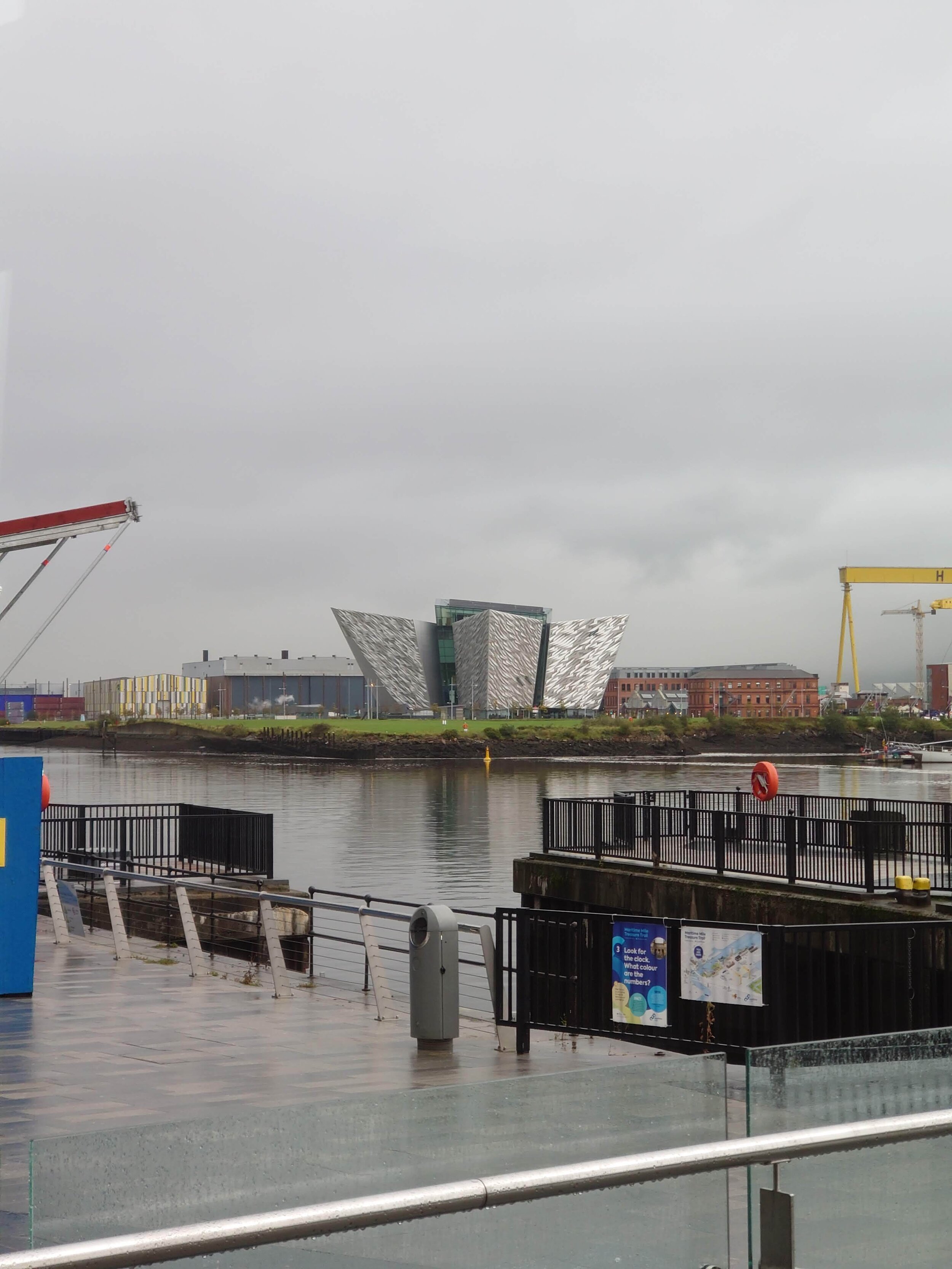 Above: Titanic Museum viewed from the hotel