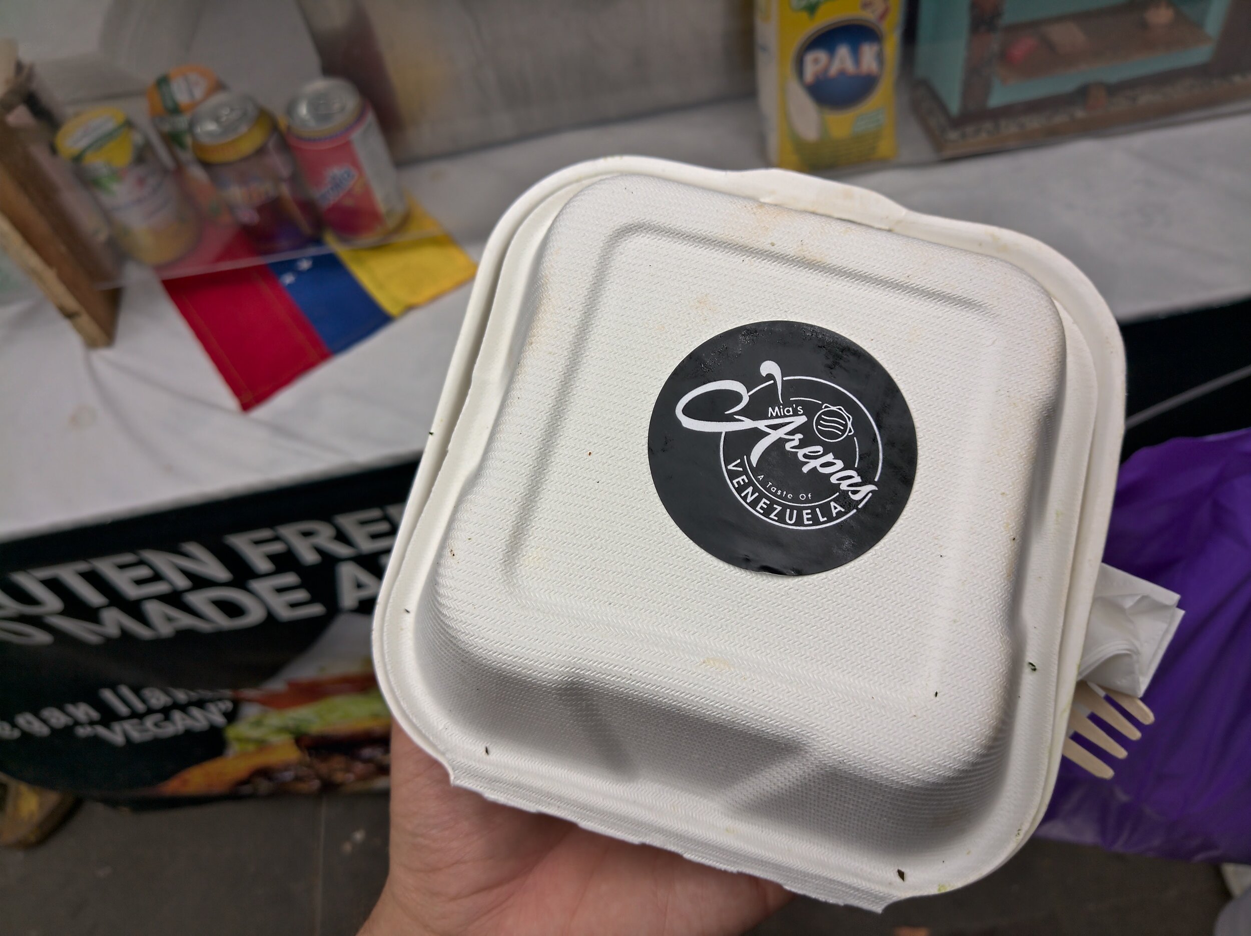 The highlight of Piccadilly Gardens, Manchester: Venezuelan&nbsp;food?!?