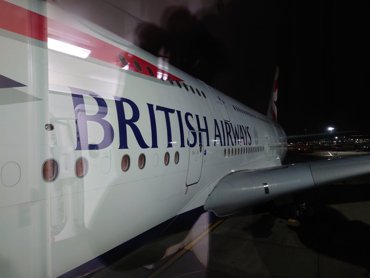 The superjumbo returns! Snapshot of  British Airways A380 in Club World