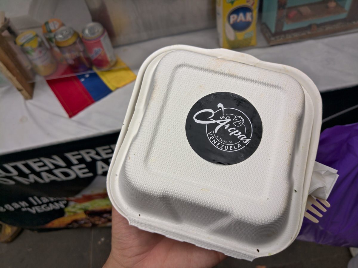 The highlight of Piccadilly Gardens, Manchester: Venezuelan food?!?