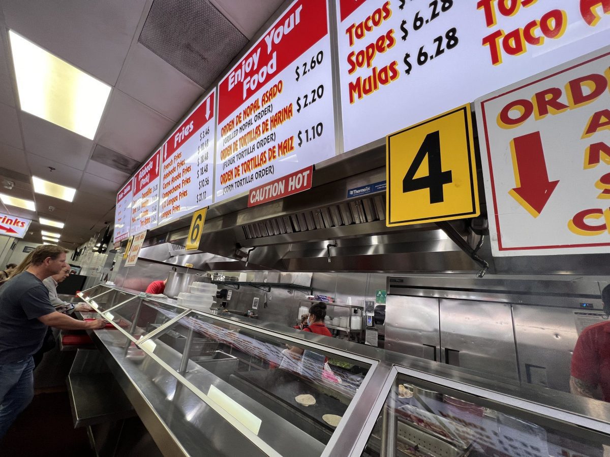 Authentic tacos on the Las Vegas strip